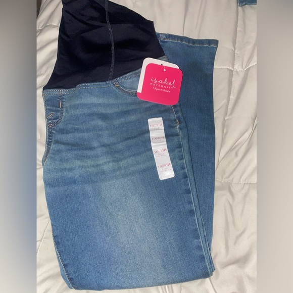 Women’s Isabel Skinny Over Belly Maternity Jeans, Sz 2 - Picture 3 of 4